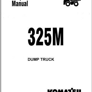 Komatsu 325M Shop Manual DG611