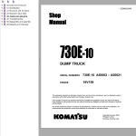 Komatsu 730E-10 Shop Manual CEBM033405