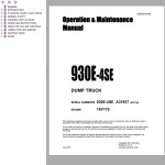 Komatsu 930E-4SE Operation & Maintenance Manual CEAM031505