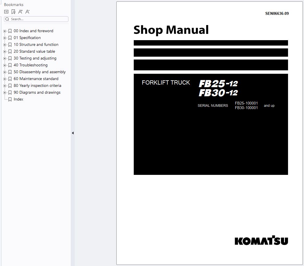 Komatsu Electric Forklift 3.51GB PDF Shop Manual_3