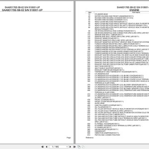 Komatsu SAA6D170E-5B-02 510001-UP Engine Parts Catalog PDF