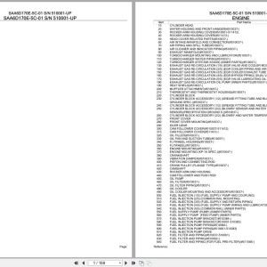Komatsu SAA6D170E-5C-01 510001-UP Engine Parts Catalog PDF