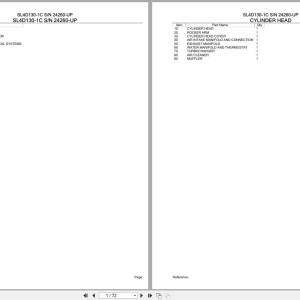 Komatsu SL4D130-1C 24260-UP Engine Parts Catalog PDF