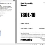 Komatsu 730E-10 Field Assembly Manual CEAW012103