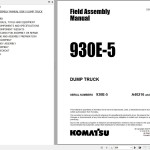 Komatsu 930E-5 Field Assembly Manual CEAW013404
