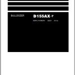 Komatsu D155AX-7 Field Assembly Manual GEN00108-04