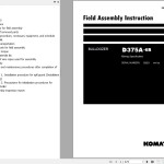 Komatsu D375A-6R Mining Field Assembly Manual GEN00164-03