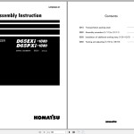 Komatsu D65EXI-18E0 D65PXi-18E0 Field Assembly Manual GEN00240-01