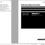 Komatsu HM300-5 Field Assembly Manual GEN00131-05