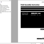 Komatsu HM400-3M0 Field Assembly Manual GEN00125-05