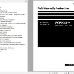 Komatsu PC900LC-11 Field Assembly Manual GEN00251-00