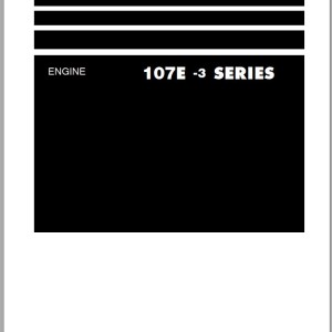 Komatsu 107E-3 Series Engine Shop Manual SEN06655-00