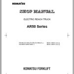 Komatsu FB13RL-14 Shop Manual BRA14E1-02