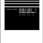 Komatsu FB15RW-15 Shop Manual SEN05963-03