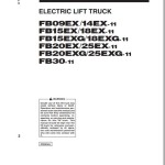 Komatsu FB18EX-11 Operation & Maintenance Manual TEN00568-03