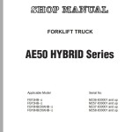 Komatsu FB18HB-12 Shop Manual M237-830001 & up