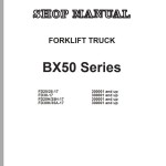 Komatsu FD20H-17 Shop Manual BEB17E1-06