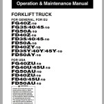 Komatsu FD40Y-10 Operation & Maintenance Manual TEN00558-06