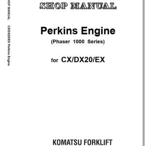 Komatsu FD70E-7 Shop Manual BEE06EZ-01
