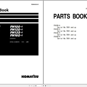 Komatsu FH135-1 Parts Book FEN04332-01