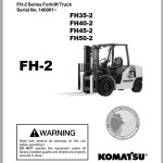 Komatsu FH35-2 FH40-2 FH45-2 FH50-2 Service Manual SM164