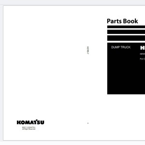 Komatsu HD785-7 Parts Catalog PDF FRU01944-00 2011 EN