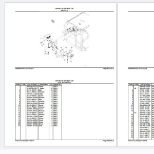Komatsu HM400-3R SN 8001-UP Parts Catalog