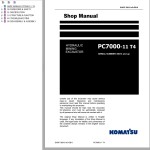 Komatsu PC7000-11 T4 Shop Manual 35013-xD-GB-0