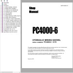 Komatsu PC4000-6 Shop Manual SMPC40008170