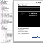 Komatsu PC8000E-6 Shop Manual GZEBM12089-2