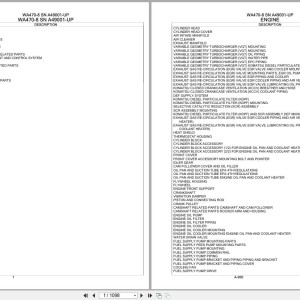 Komatsu WA470-8 SN A49001-UP Spare Parts Catalog PDF