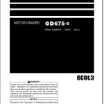 Komatsu Motor Graders 7.28 GB PDF 2024 Full Manual