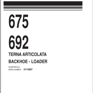 Komatsu 675 692 Part Book PR4L60120 Italian