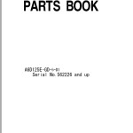 Komatsu 6D125E-GD-5-D1 Part Book FEN00317-01