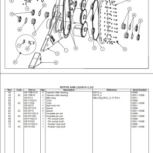 Komatsu 6D125E-GD-5 Part Book FEN02634-03