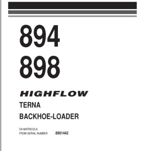 Komatsu 894 898 Part Book PR4L89410 Italian