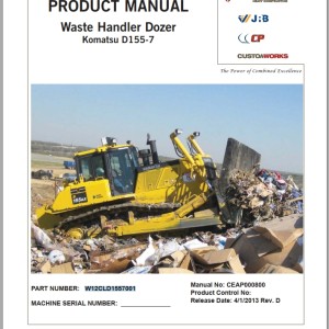 Komatsu D155-7 Part Book CEAP000800