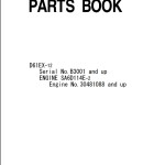 Komatsu D61EX-12 Part Book KEPB098900