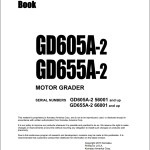 Komatsu GD605A-2 GD655A-2 Part Book PEPB023U0204