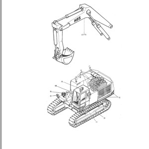 Komatsu H85 Part Book 46492029