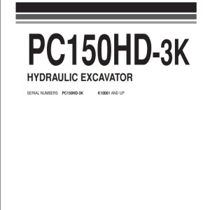 Komatsu PC150HD-3K Part Book PEPBK21K0301