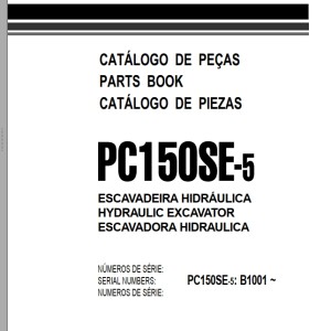 Komatsu PC150SE-5 Part Book KPPB001006