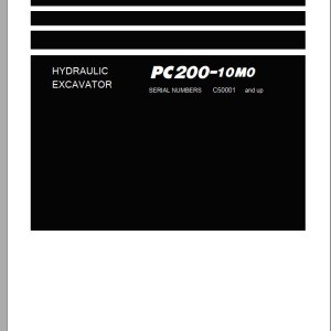 Komatsu PC200-10M0 Part Book FENC0064-02