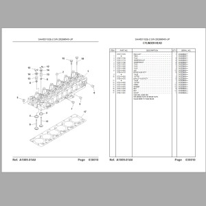 Komatsu PC200-7 Part Book