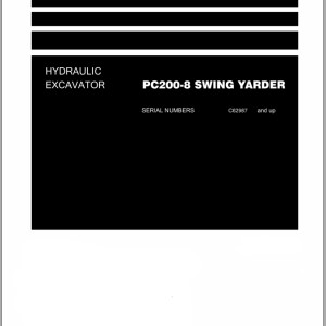 Komatsu PC200-8 Part Book FEN87001-01TH