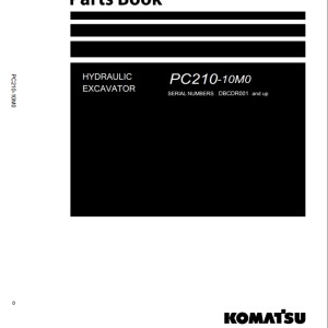 Komatsu PC210-10M0 Part Book YEPB200100-00