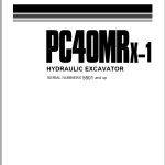 Komatsu PC40MRX-1 Part Book PEPB056106