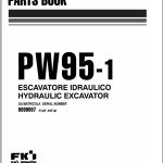 Komatsu PW95-1 Part Book WEPBPW9500