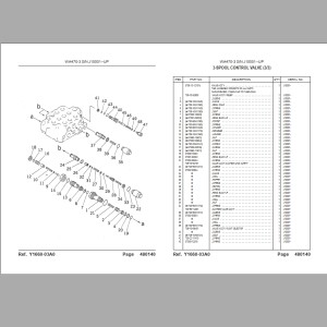 Komatsu WA470-3 Part Book LEPBW47300