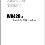 Komatsu WD420-3 Part Book PEPBP01100